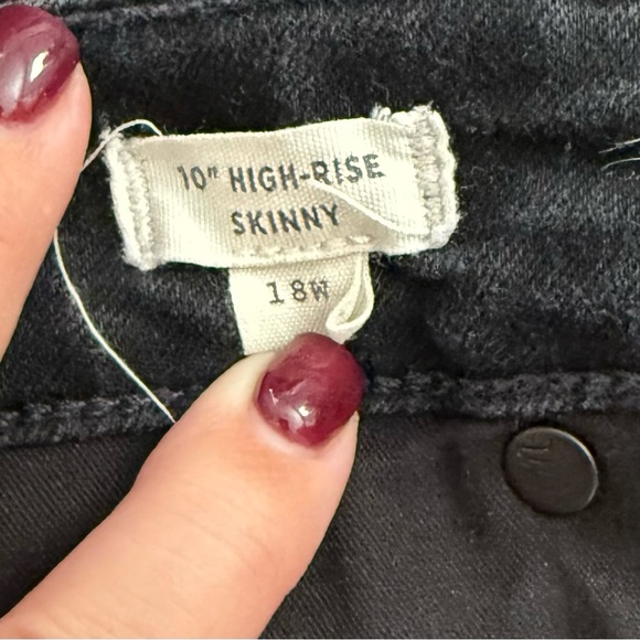 Madewell 10” high rise skinny jeans, size 18W - Picture 6 of 9